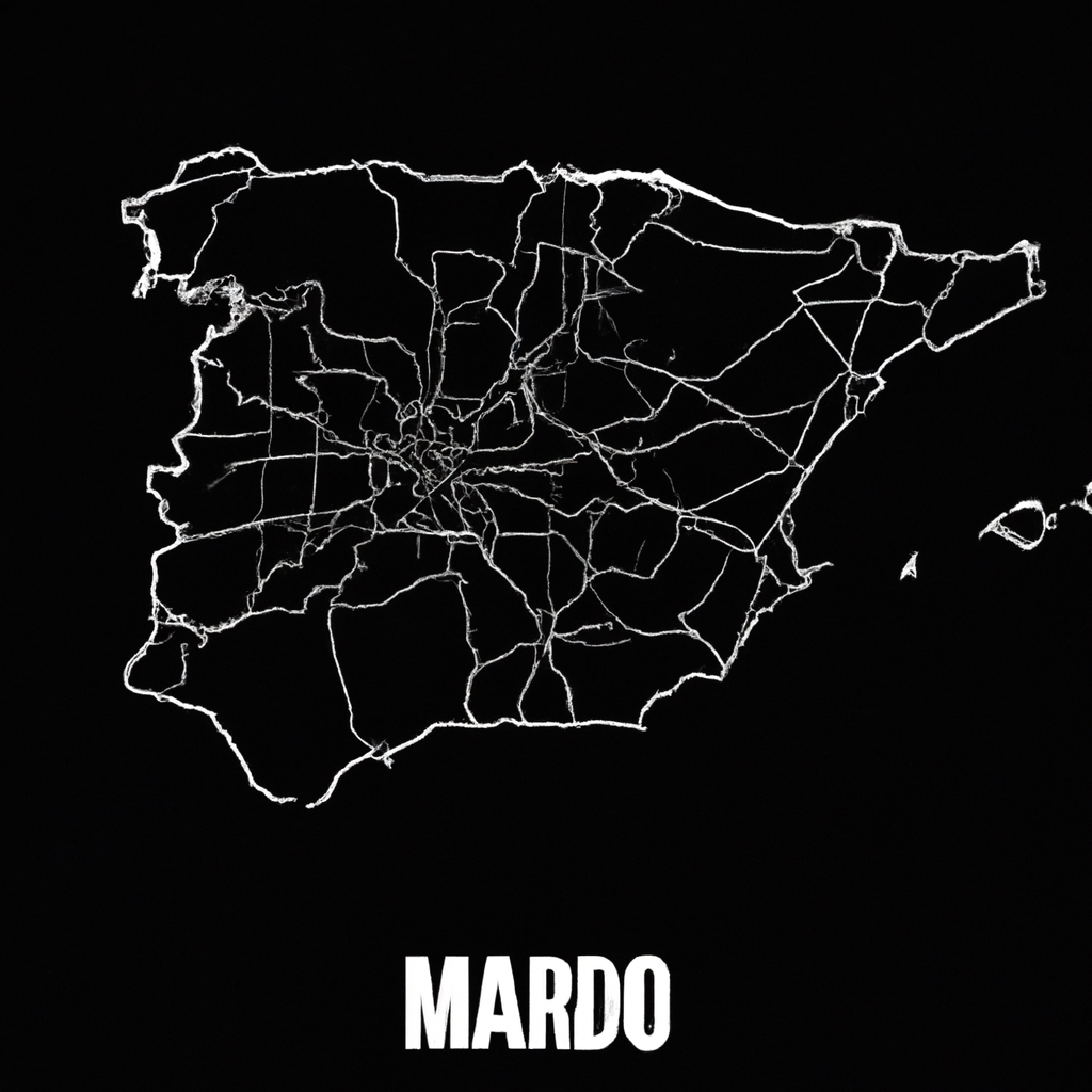 Mapa de Madrid, referencia de ubicación para Luz Estudio en alta definición