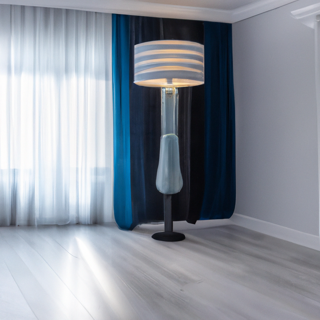 Escena antes, luz plana generada en interior minimalista